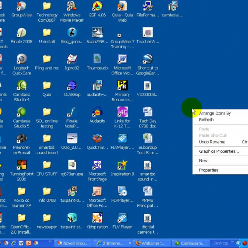 Moving Icons on Desktop