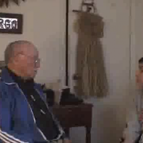 Hunter interviews his grandfather