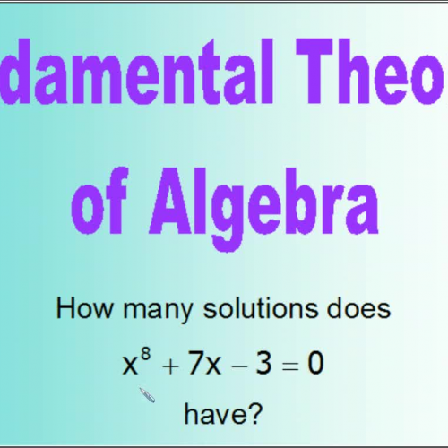 Fundamental Theorem of Algebra KORNCAST