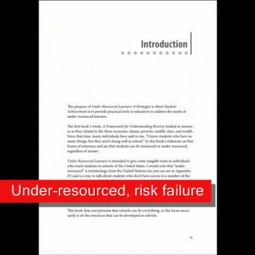 Under-Resourced Learners Informational Video