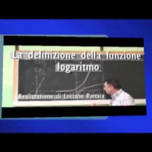 La definizione della funzione logaritmo - Par