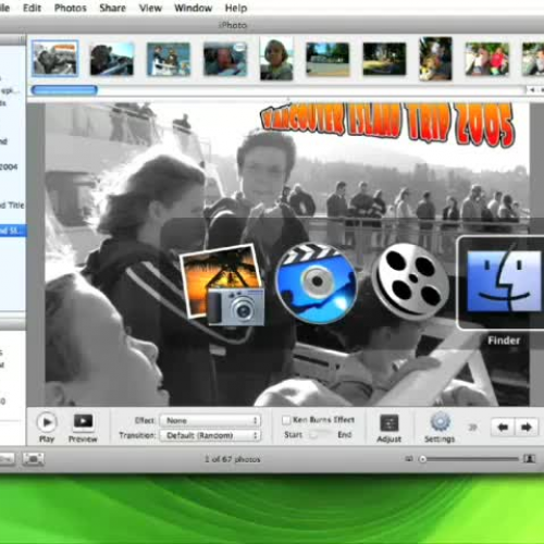 Making Slideshows with iPhoto, Comic Life and