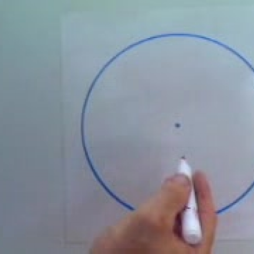 Drawing Central Angles in a Given Circle Usin