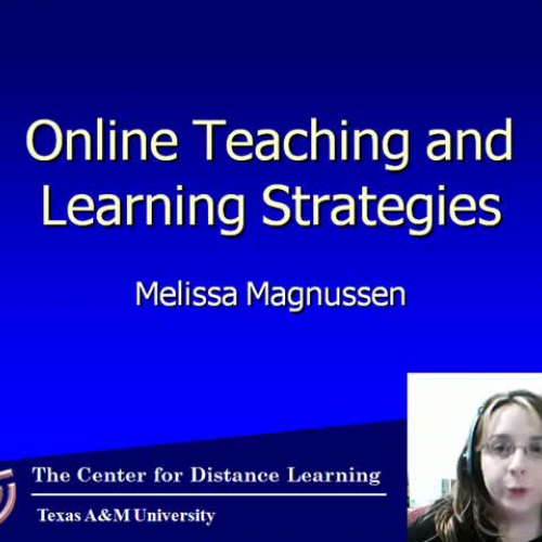 Online Teaching and Learning Strategies