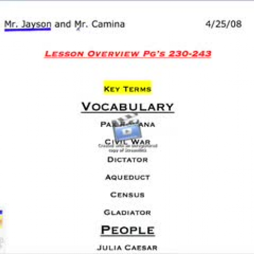 lesson Overview Pgs 230-243