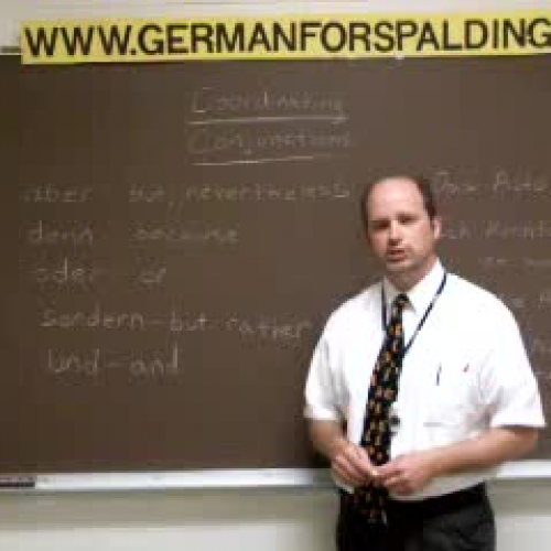 Coordinating Conjunctions in German