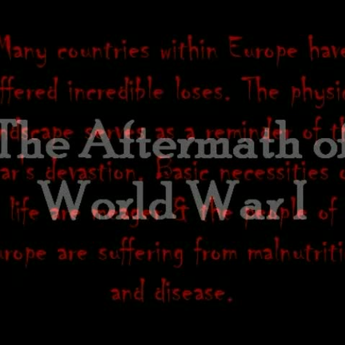 WWI and Its Aftermath