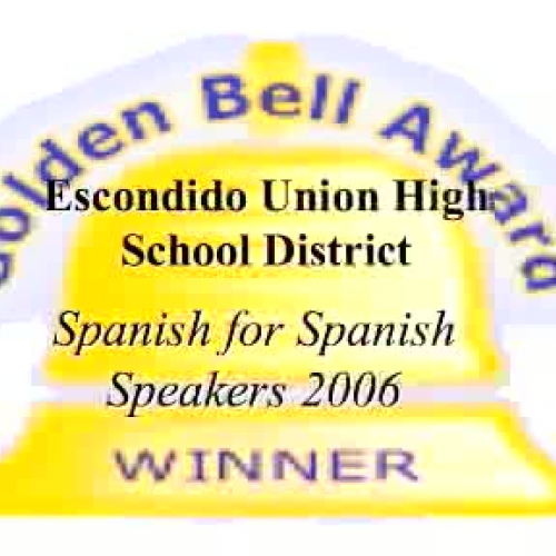 Part5 Spanish for Spanish Speakers Profession