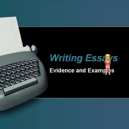 Essay Writing - Using evidence