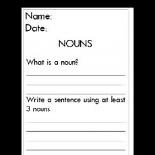 Parts of Speech: Nouns
