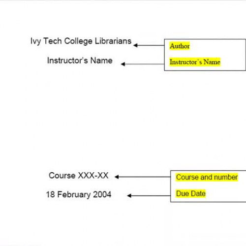 MLA Sample Paper Tutorial
