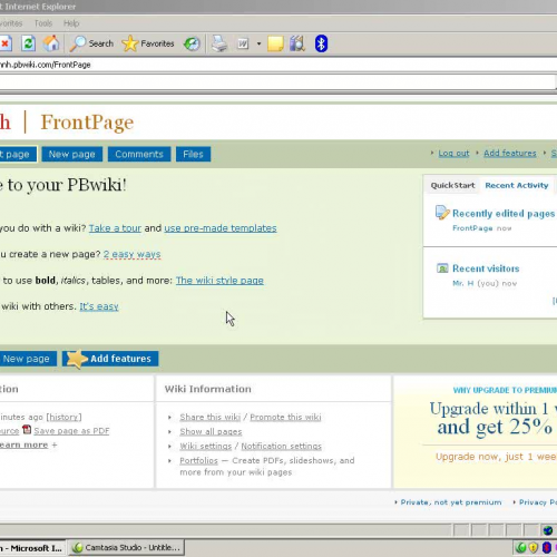 PB Wiki:  Editing a Page