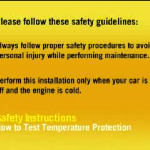 Maintenance - Testing Coolant