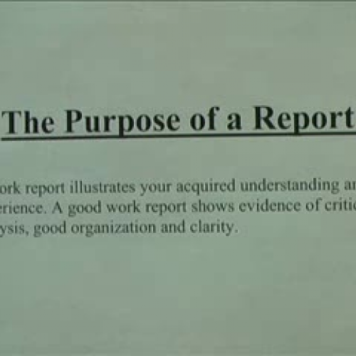 Incident Report Writing