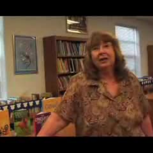 Librarian talks about audio books