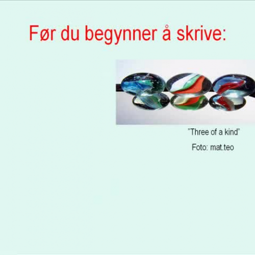 How to best answer your Norwegian exam