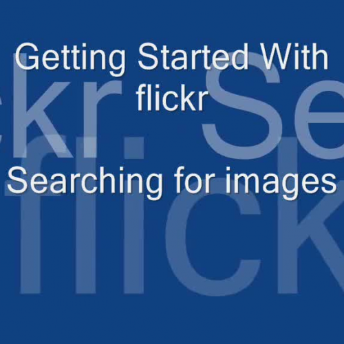 Getting Started With flickr part one