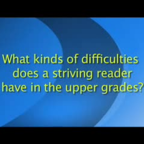 How to Support Striving Readers