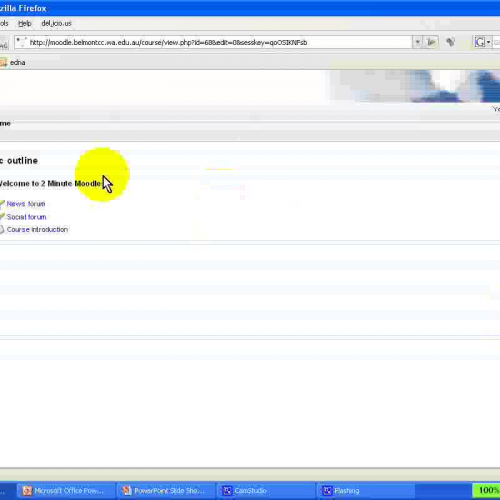 Adding labels in Moodle