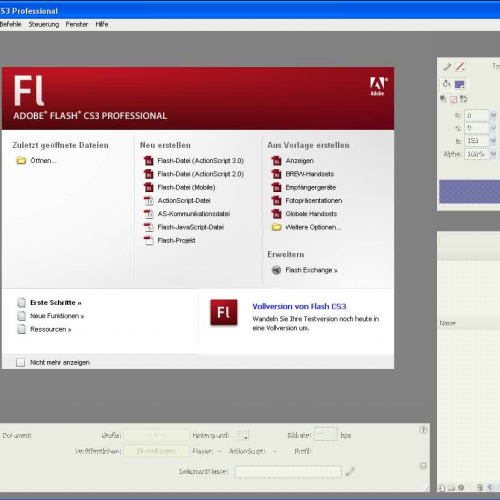 Videos in Flash CS3