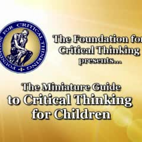 Critical Thinking for Children - 1. Introduct