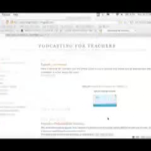 Podcasting for Teachers Episode 01