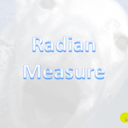 Introduction to Radian Measure