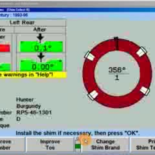 Wheel Alignment - Making Additional Adjustmen