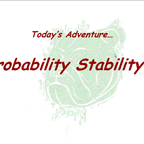 Probability Stability I Q1-8