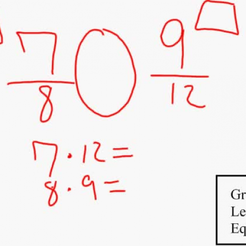 comparing and ordering fractions