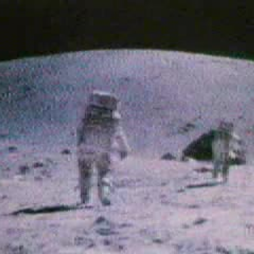 astronaut on moon