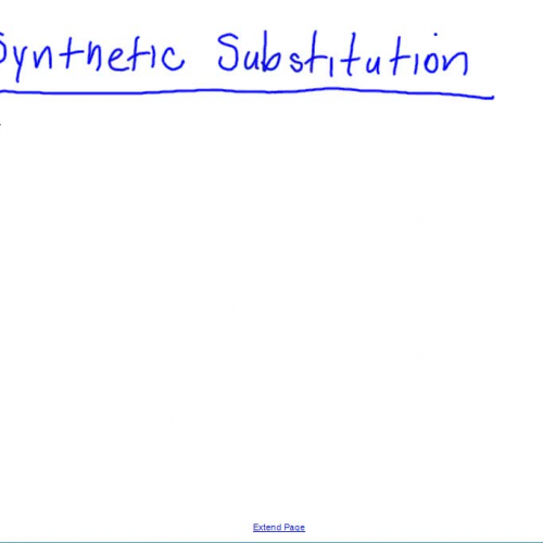 synthetic substitution