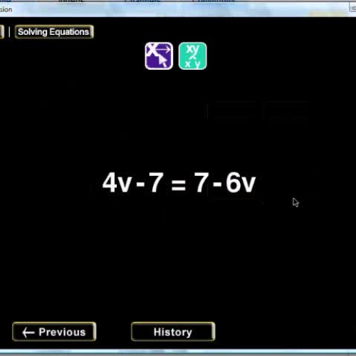 Algebra Solving Equations Multiple Steps