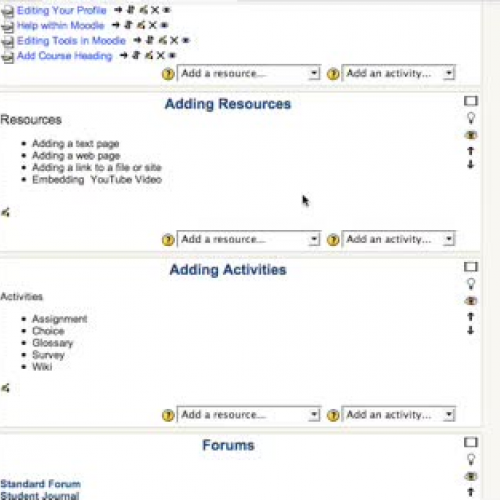 Add YouTube Video to Moodle