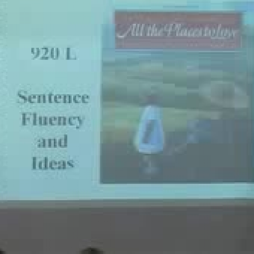 Six Traits of Writing - #5 Sentence Fluency