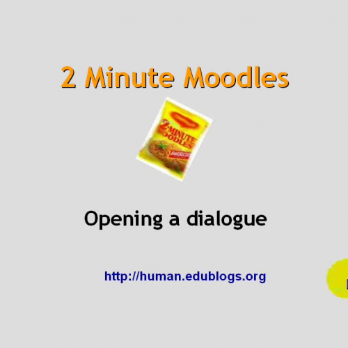 Opening a Dialogue
