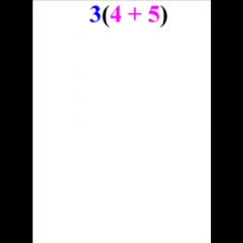 Area Model of the Distributive Property