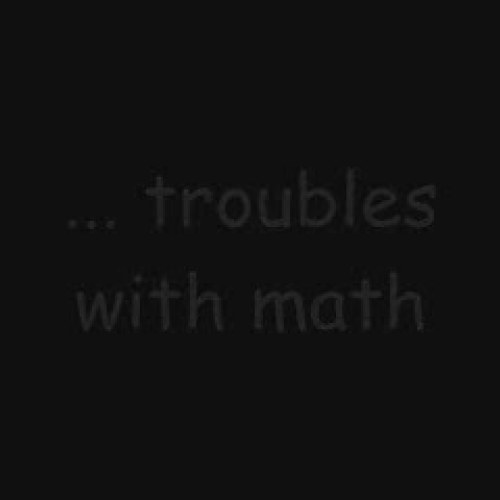 Dyscalculia Not only...troubles with math