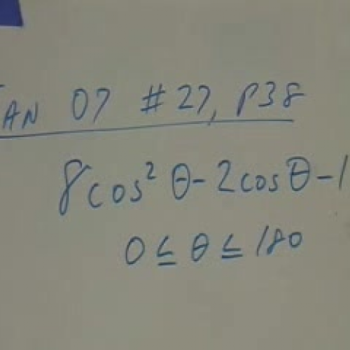 Trig Equations