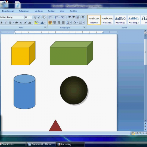 Solid and plane shapes