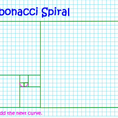 Making a Fibonacci Spiral