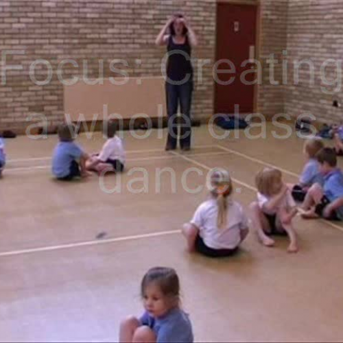 Creating dance with 4 and 5 year olds.  