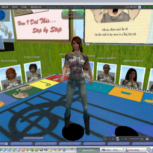 A Tour of my Second Life Sandbox