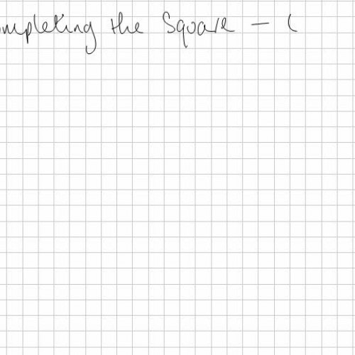 Completing the Square
