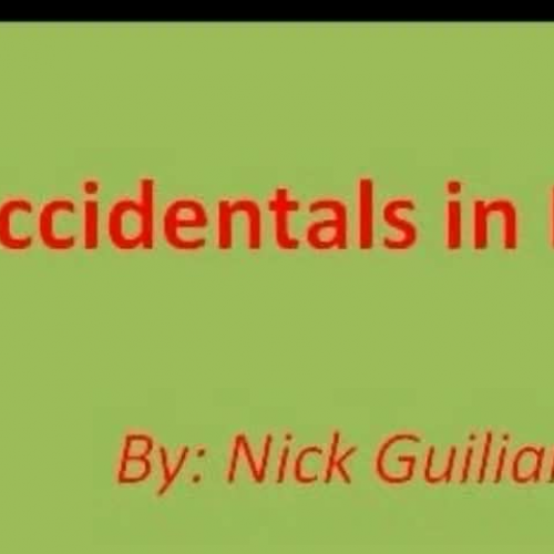 Accidentals in Music