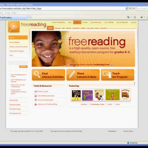FreeReading - Using FreeReading at home and a