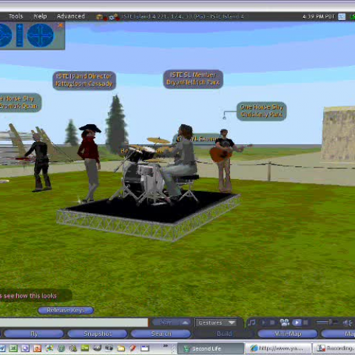 Second Life Alamo Tours on ISTE Island