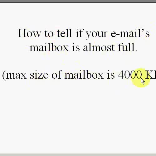 How Full is Your Outlook Inbox on a PC