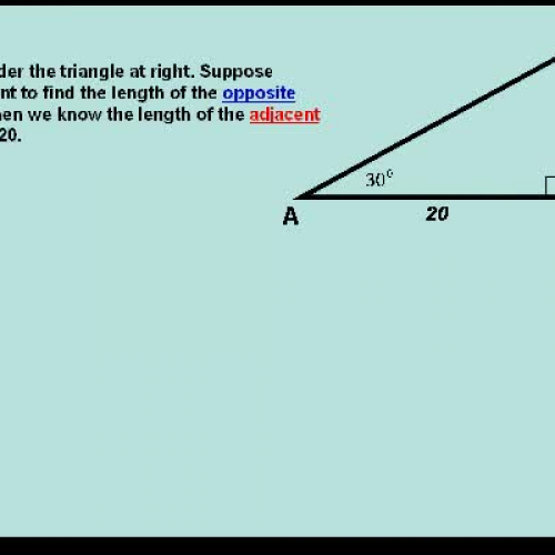 Trig. Functions- Tangent