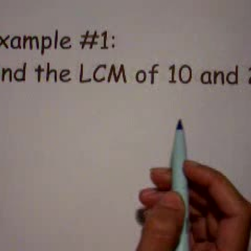 Finding LCM Using The Ladder Method